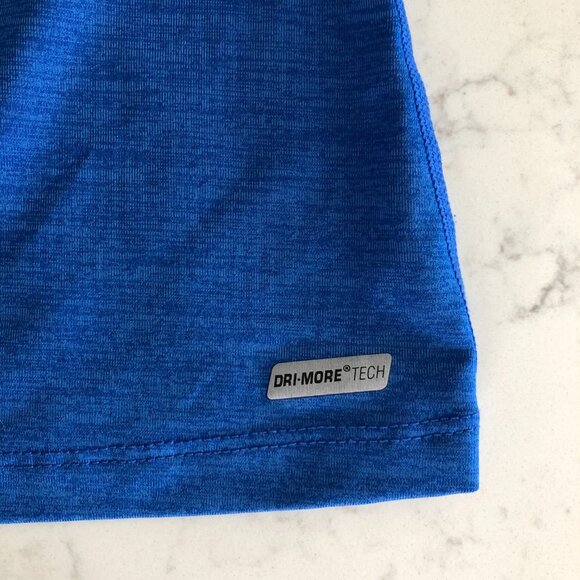 Athletic Works Dri More Racer Back Activewear Top in Polyester Blend Blue Size S - Picture 7 of 8
